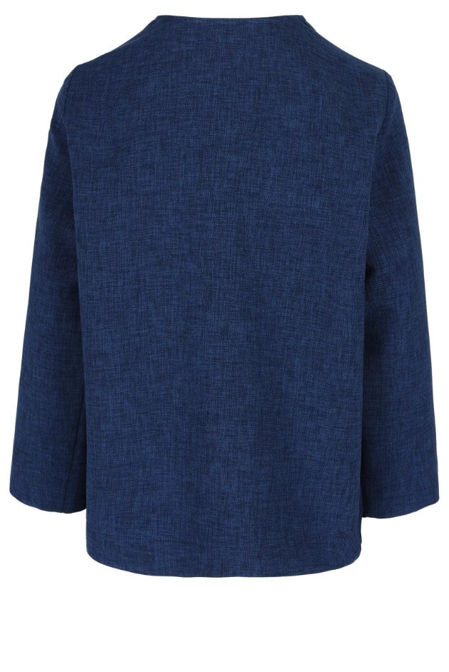Blouses lange mouw blauw Mayerline