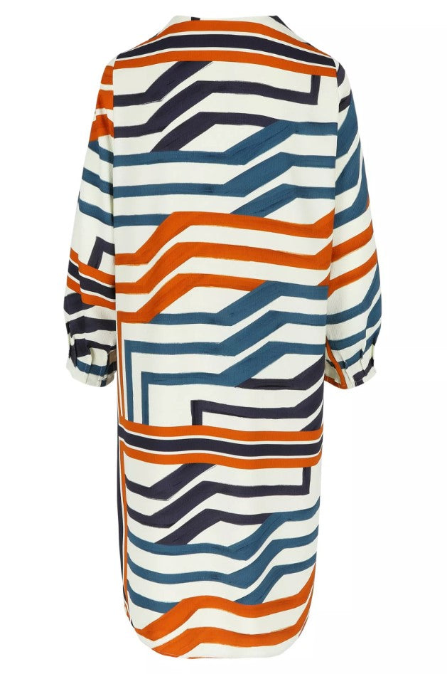 Jurken lange mouw multicolor Mayerline