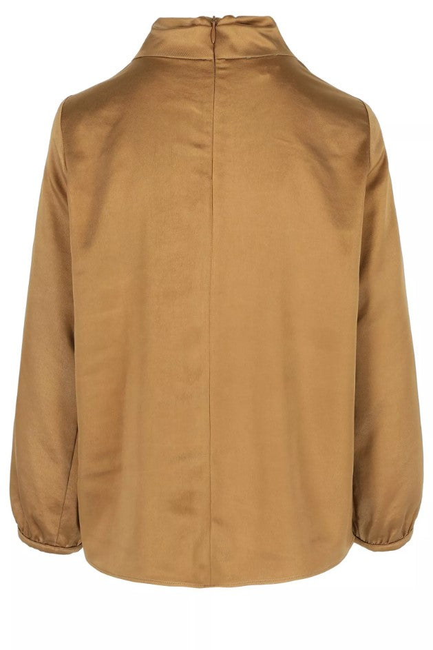 Blouses lange mouw bruin Mayerline