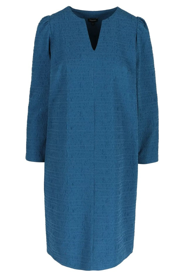 Jurken lange mouw blauw Mayerline