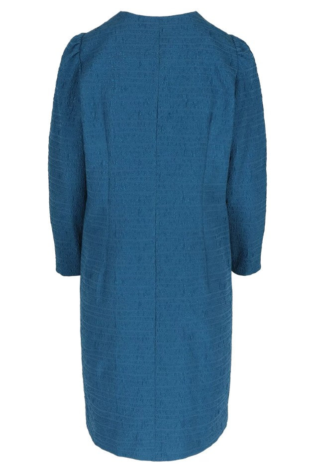 Jurken lange mouw blauw Mayerline