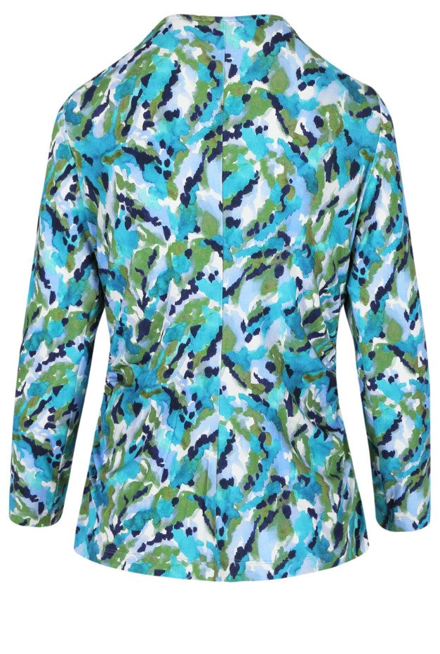 Blouses lange mouw blauw Mayerline