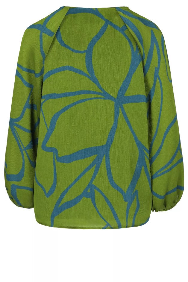 Blouses lange mouw groen Mayerline