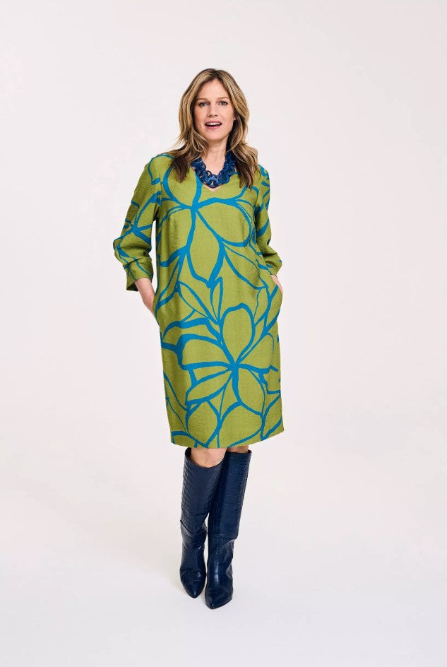 Jurken lange mouw groen Mayerline