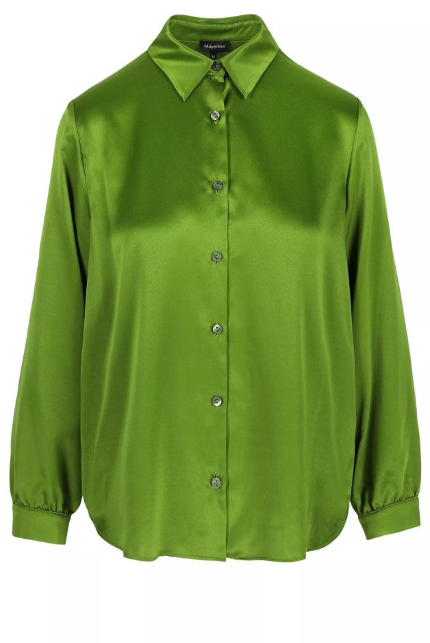 Blouses lange mouw groen Mayerline