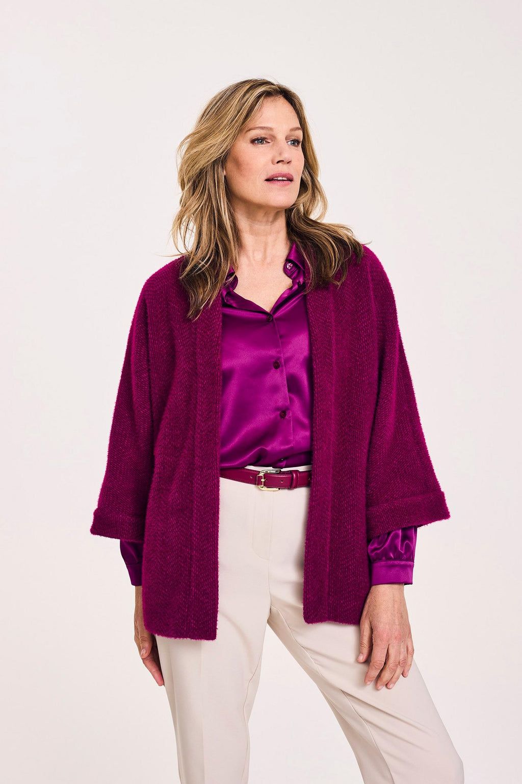 Cardigans paars Mayerline