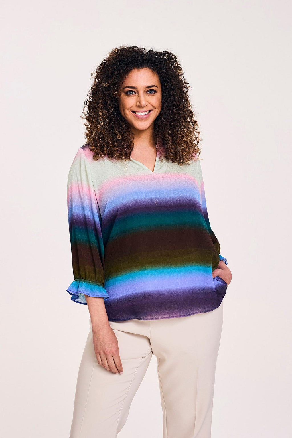 Blouses lange mouw multicolor Mayerline