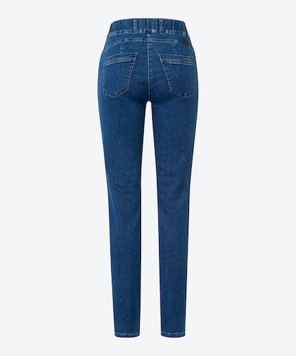 Enkelbroeken blauw RAPHAELA by BRAX