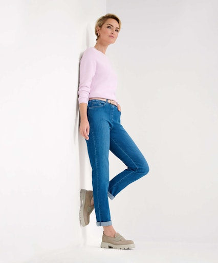 Enkelbroeken blauw RAPHAELA by BRAX