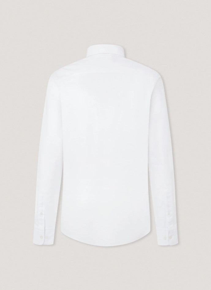 Hemden lange mouw wit Hackett London