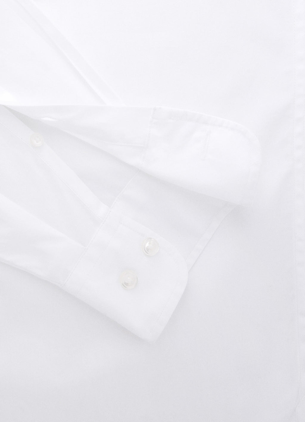 Hemden lange mouw wit Façonnable