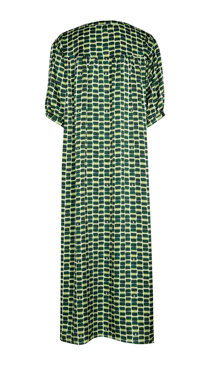 Jurken lange mouw groen Xandres