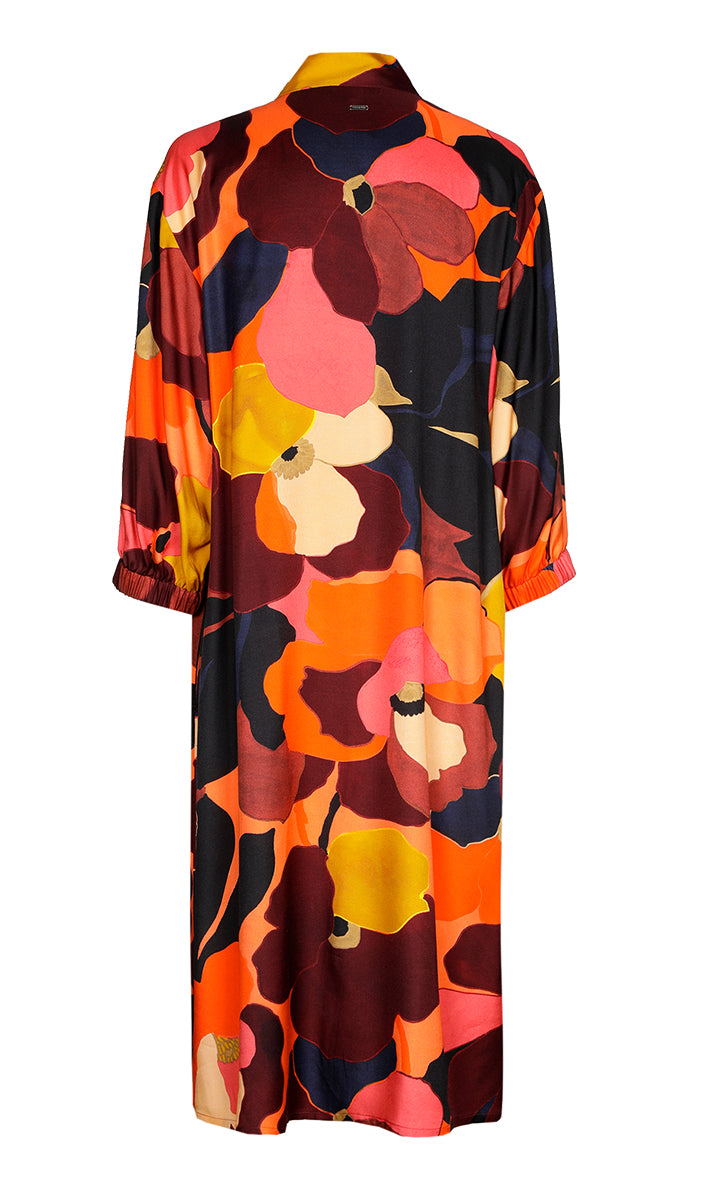 Jurken lange mouw rood Xandres