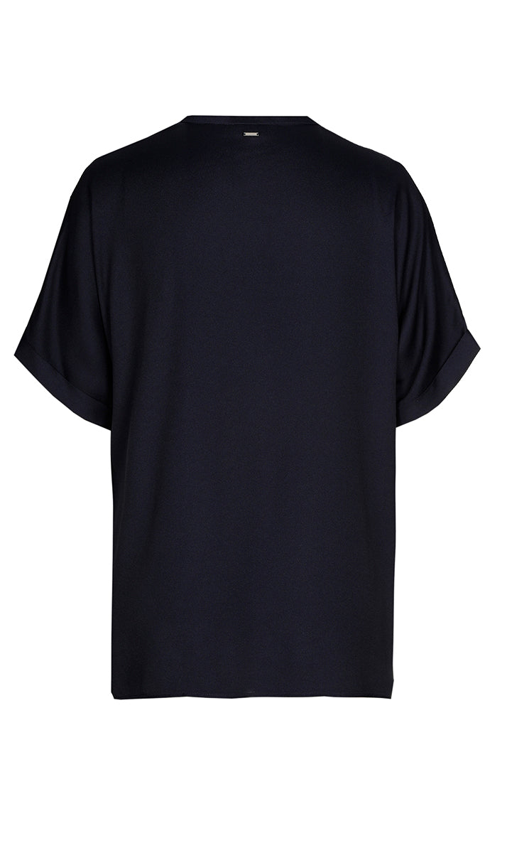 Blouses korte mouw blauw Xandres Gold