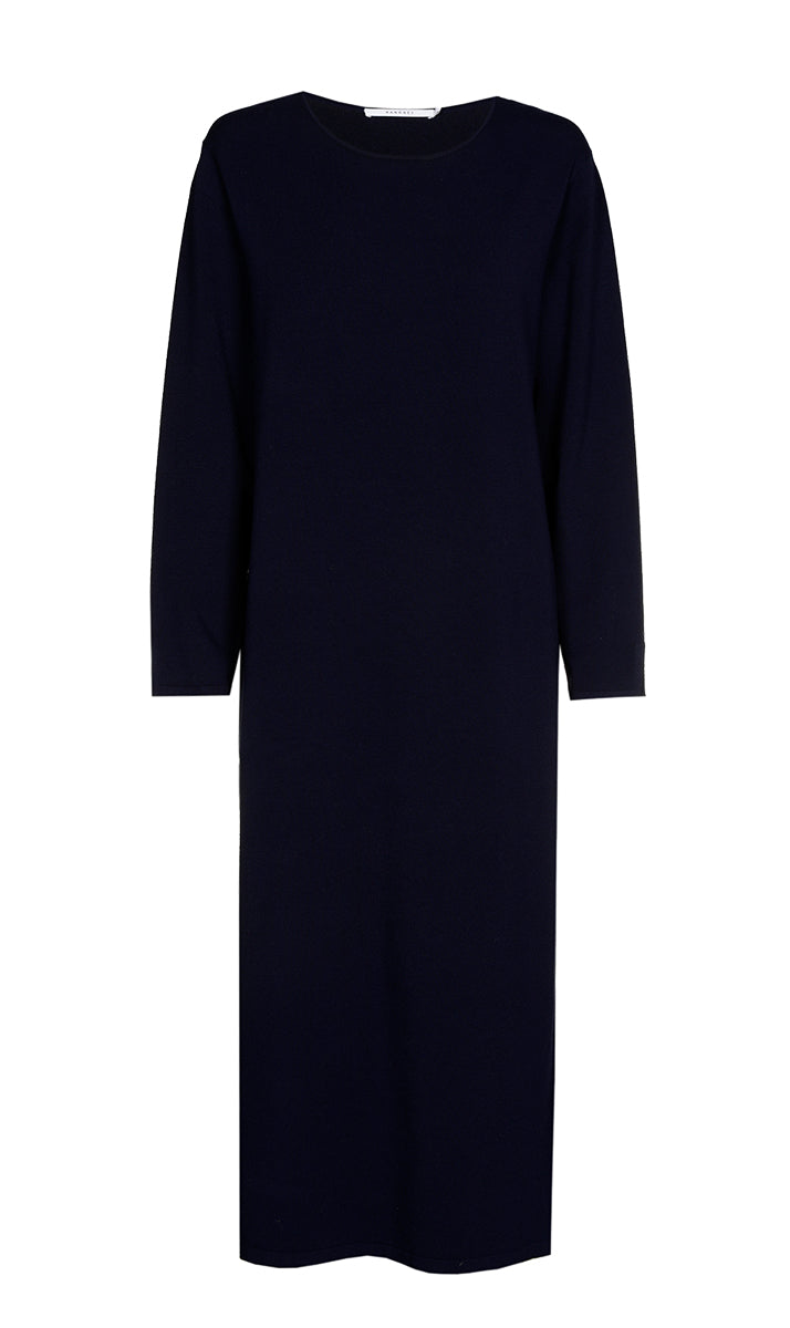 Jurken lange mouw blauw Xandres