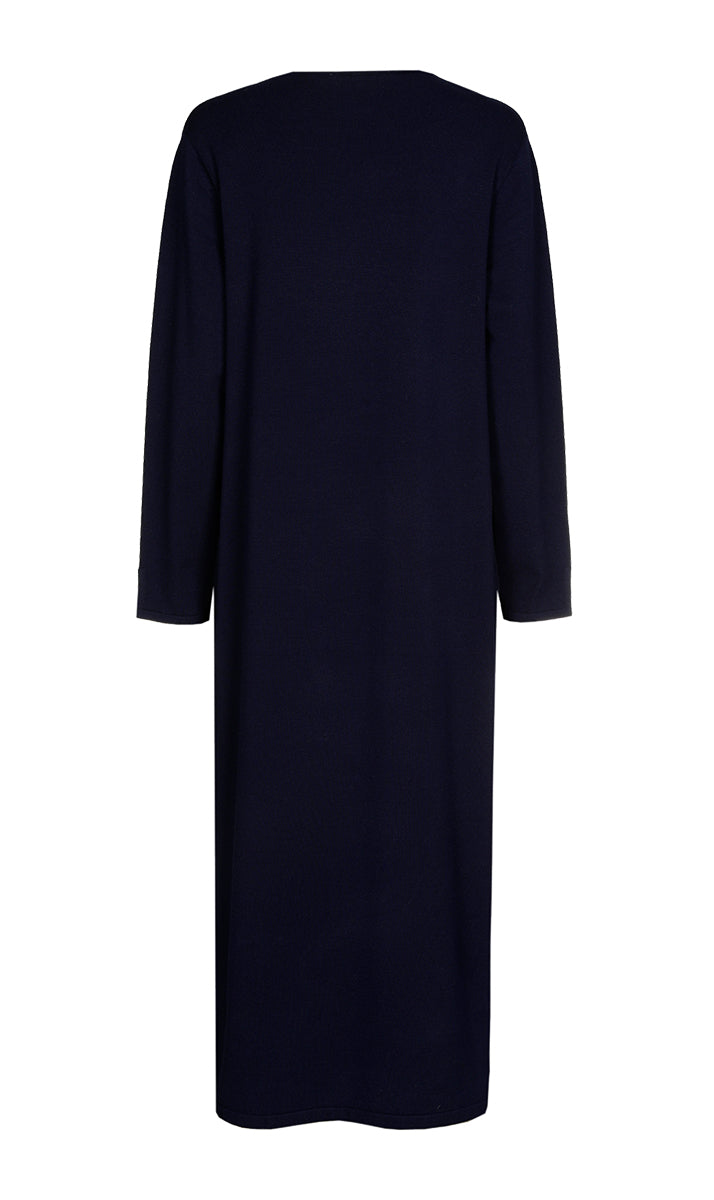 Jurken lange mouw blauw Xandres