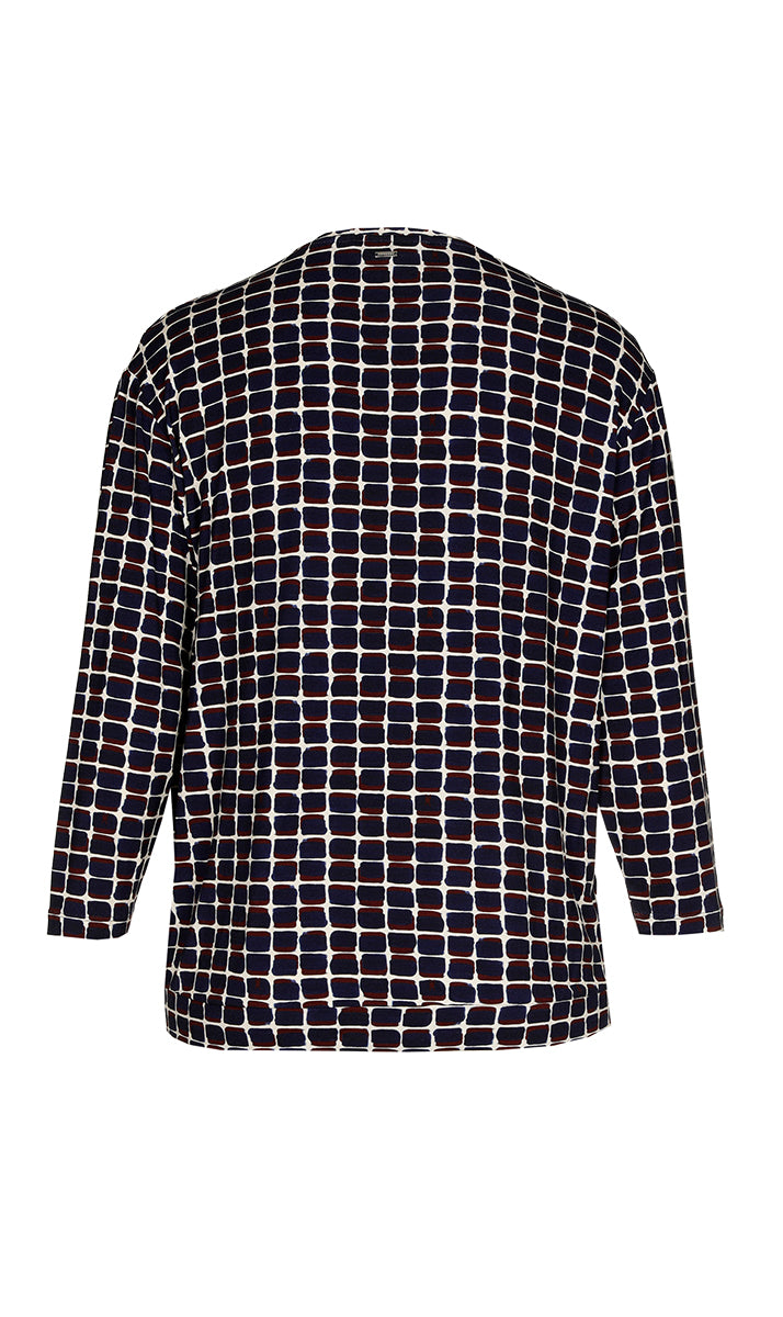 Blouses lange mouw blauw Xandres Gold