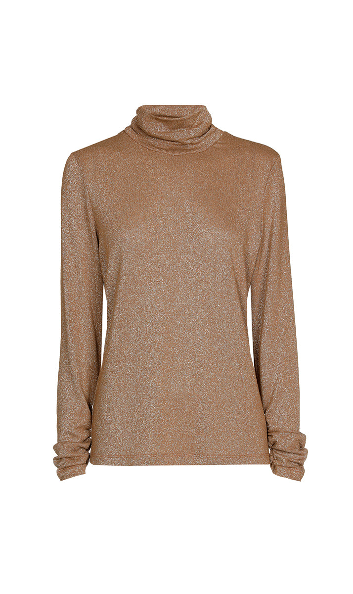 T-shirts lange mouw bruin Xandres