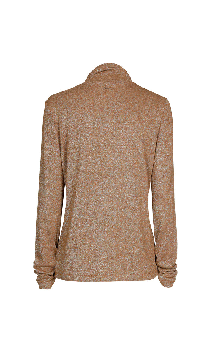 T-shirts lange mouw bruin Xandres