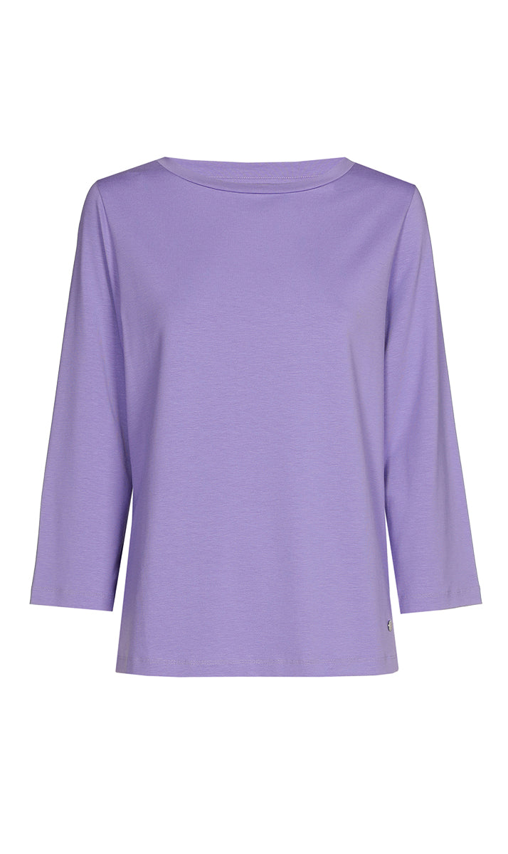T-shirts lange mouw paars Xandres