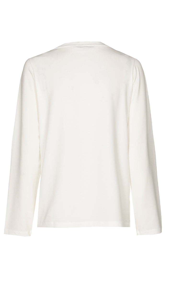 T-shirts lange mouw wit Xandres