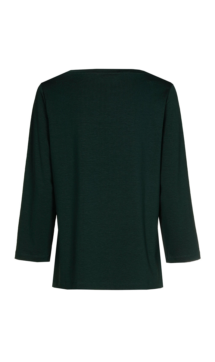 T-shirts lange mouw groen Xandres