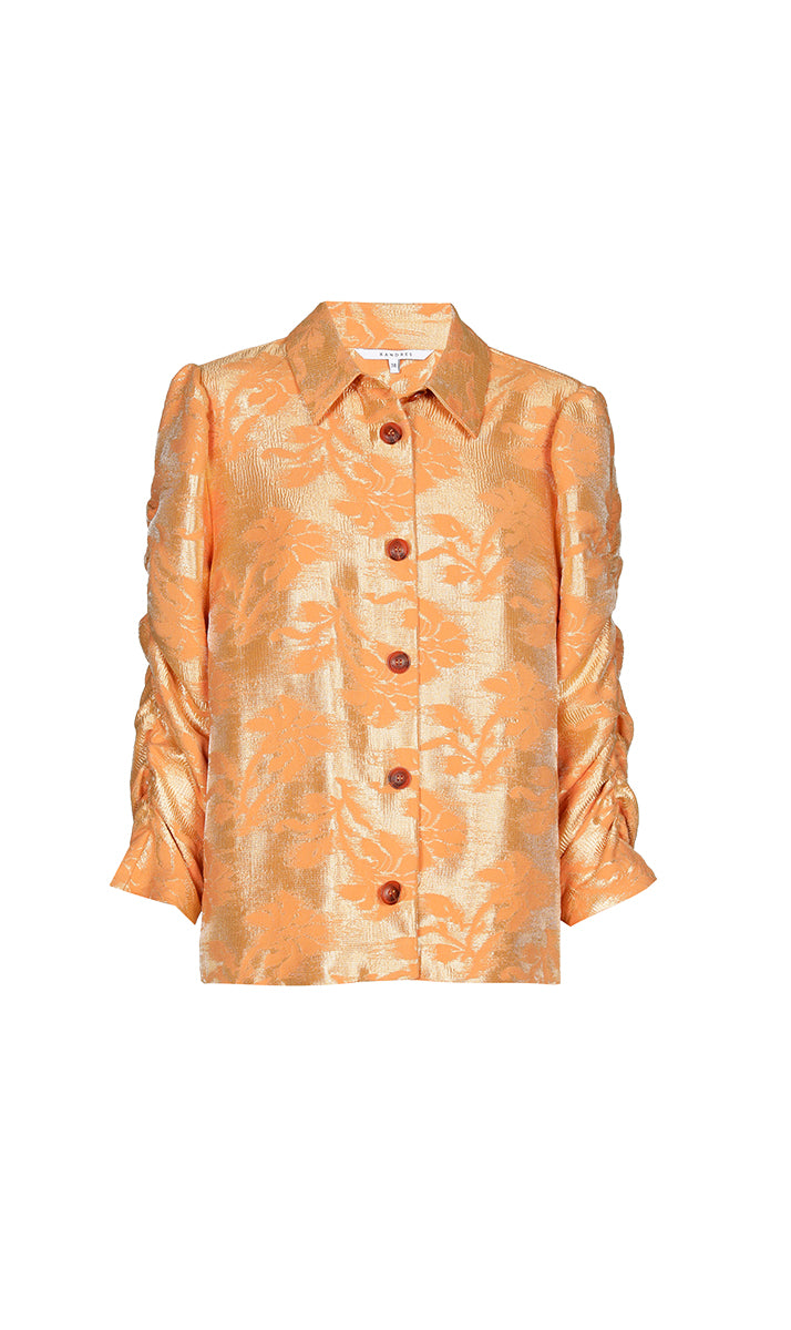 Blouses lange mouw oranje Xandres