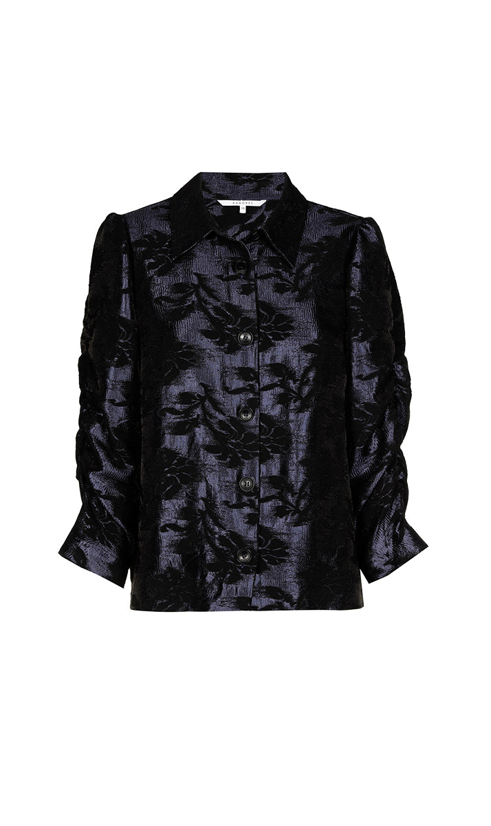 Blouses lange mouw blauw Xandres