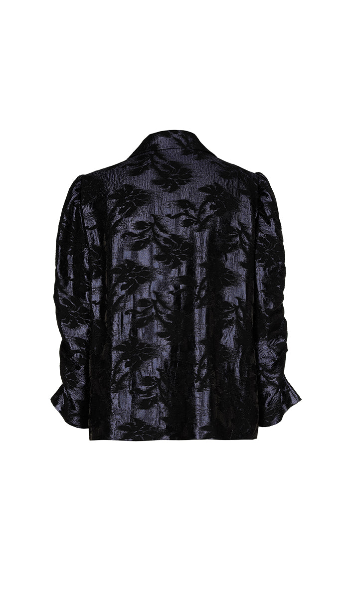 Blouses lange mouw blauw Xandres