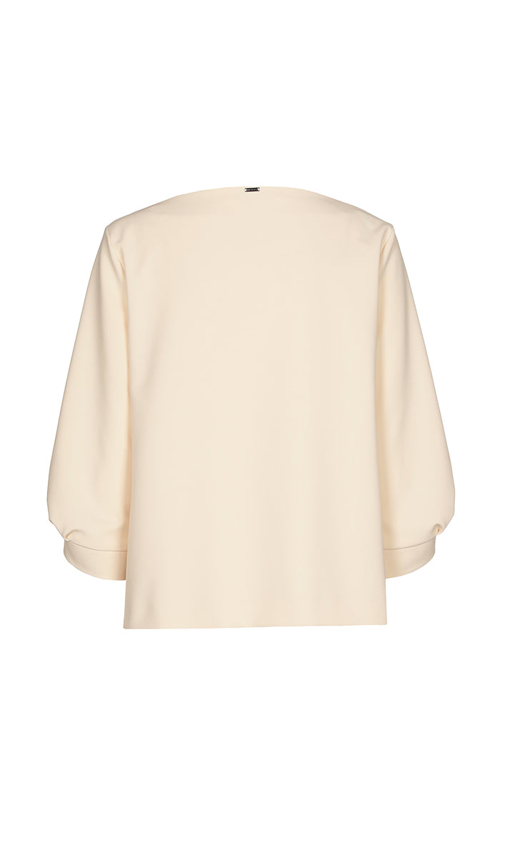 Blouses lange mouw beige Xandres