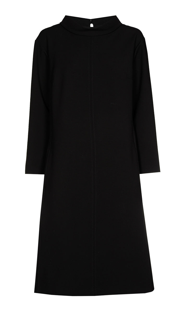 Jurken lange mouw zwart Xandres