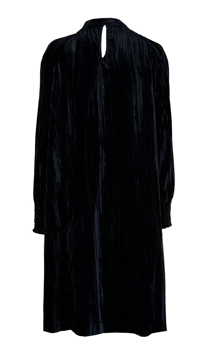 Jurken lange mouw blauw Xandres