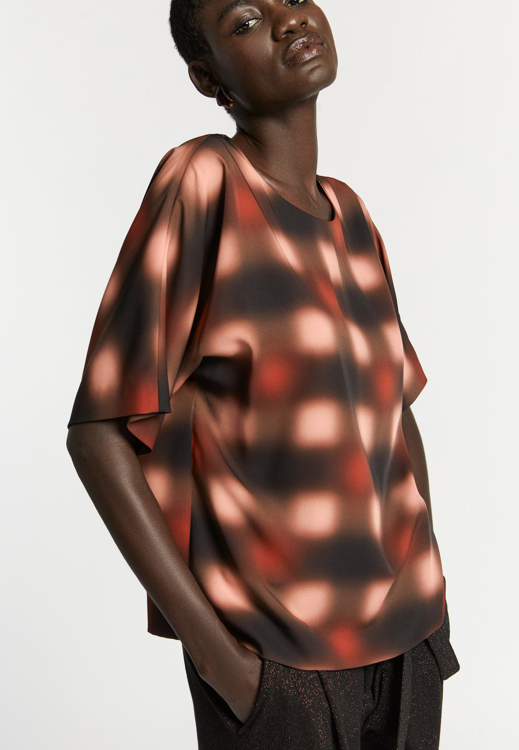 Blouses korte mouw multicolor Xandres