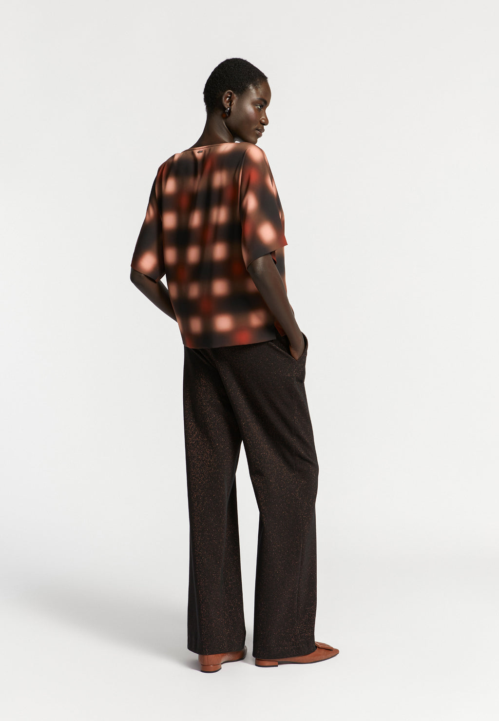 Blouses korte mouw multicolor Xandres