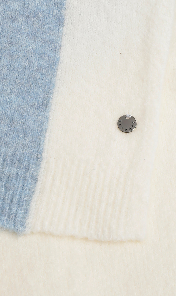 Sjaals blauw Xandres