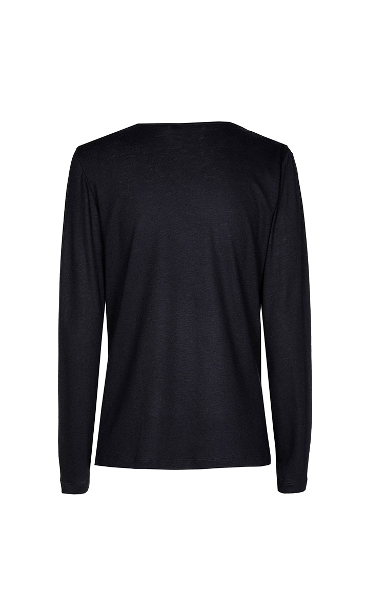 T-shirts lange mouw blauw Xandres