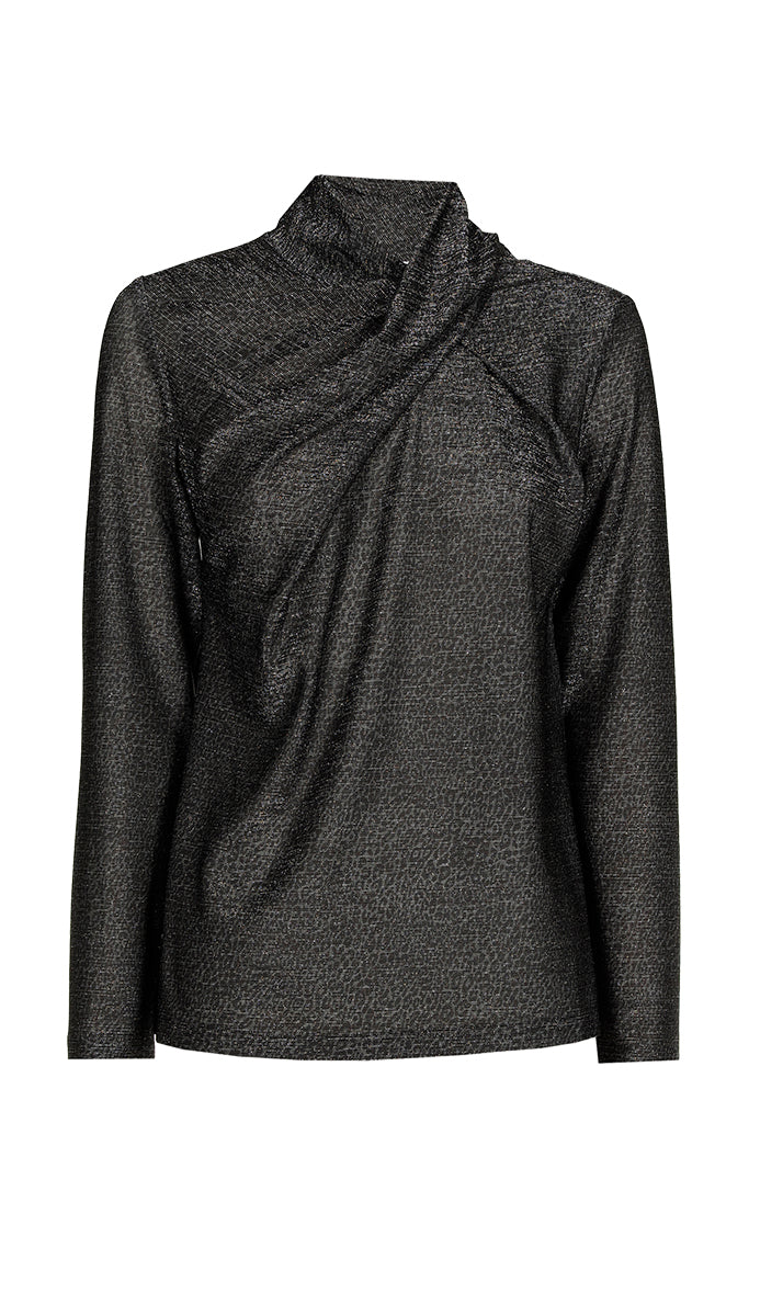 Blouses lange mouw zwart Xandres