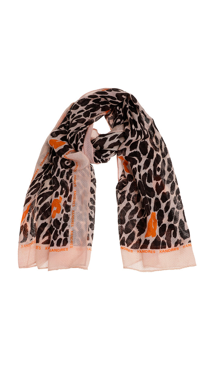 Sjaals oranje Xandres