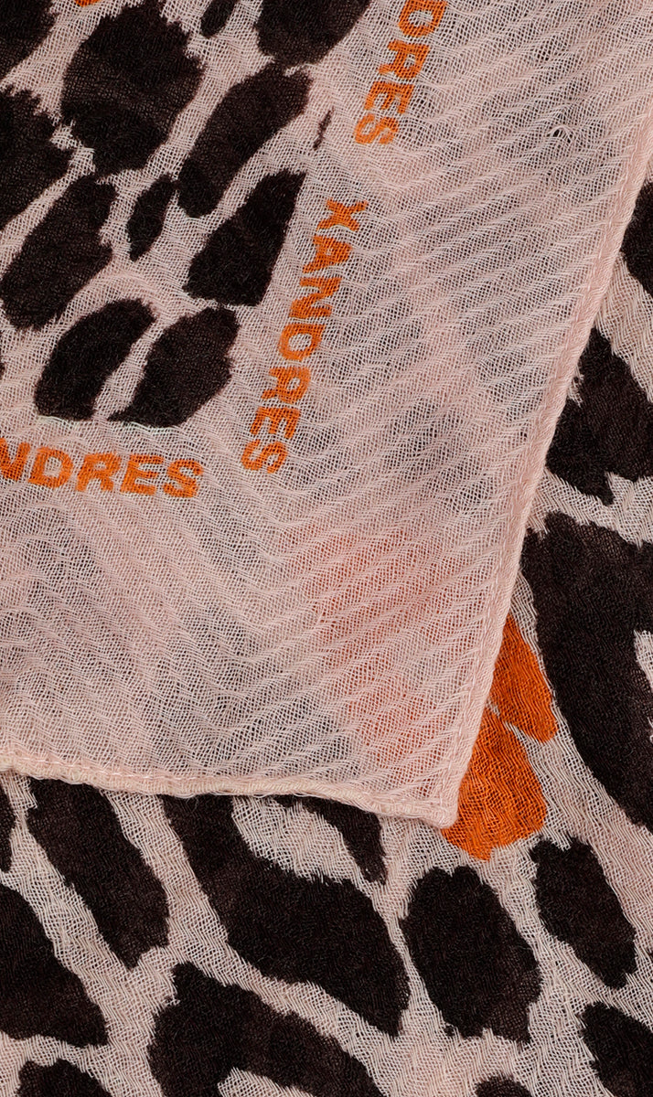 Sjaals oranje Xandres