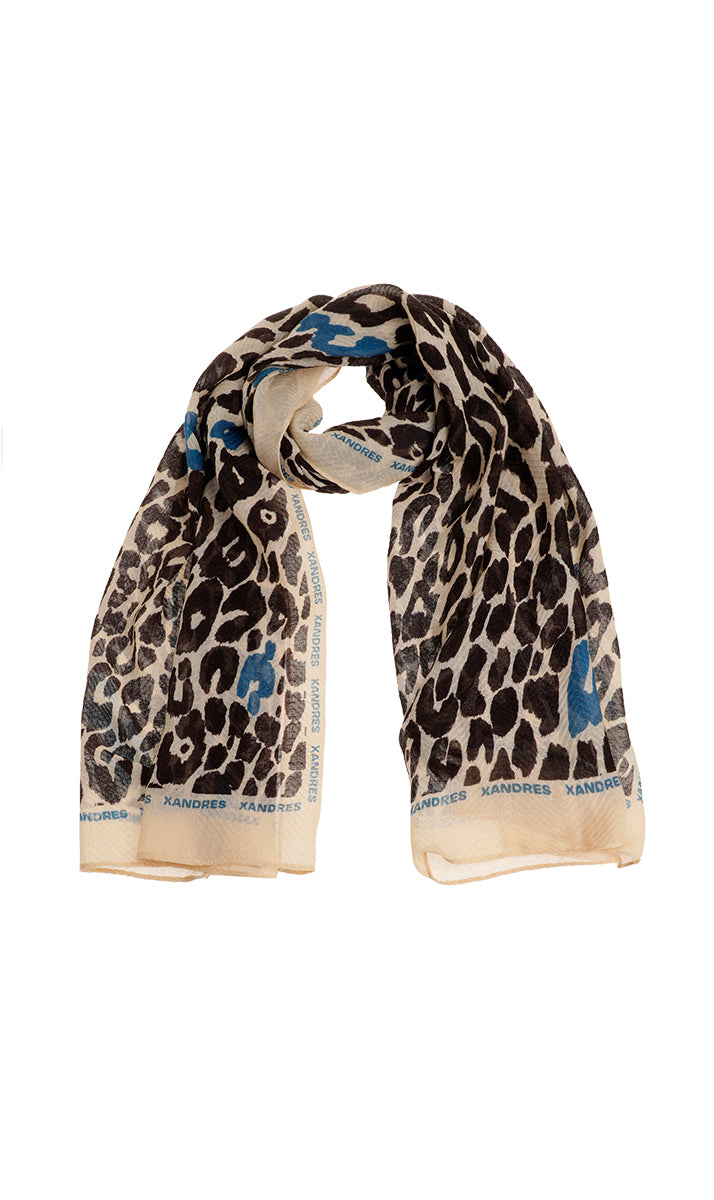 Sjaals blauw Xandres