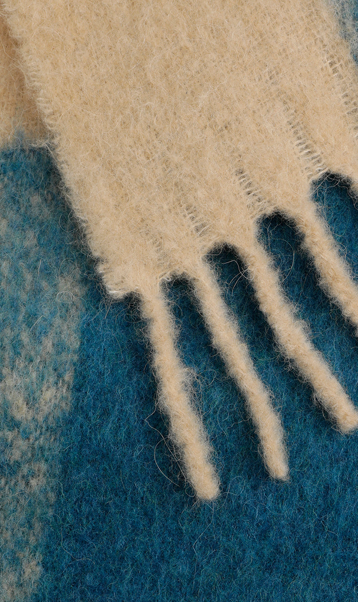 Sjaals blauw Xandres