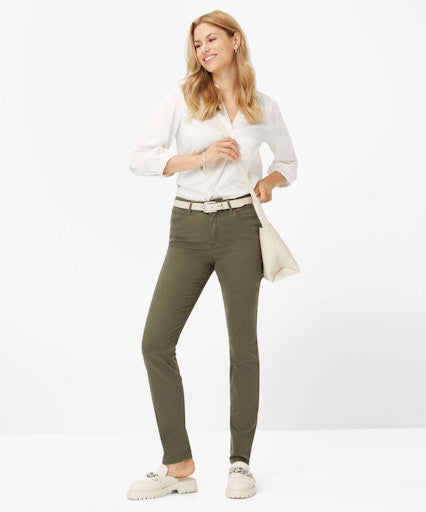 Enkelbroeken groen BRAX