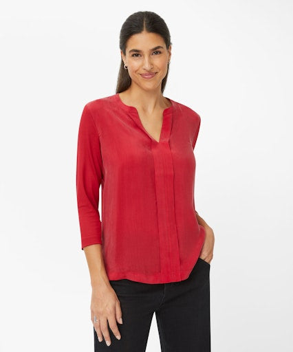 Blouses lange mouw rood BRAX