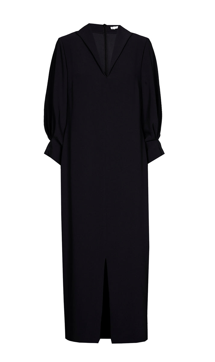 Jurken lange mouw zwart Xandres