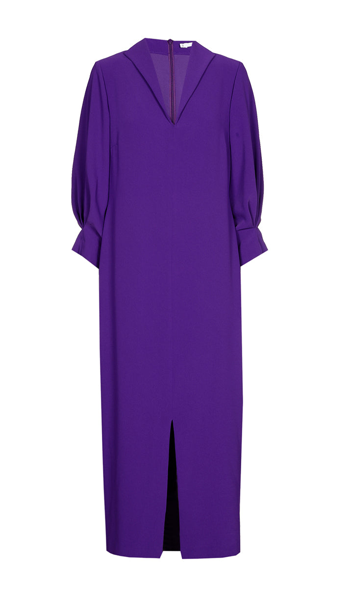 Jurken lange mouw paars Xandres