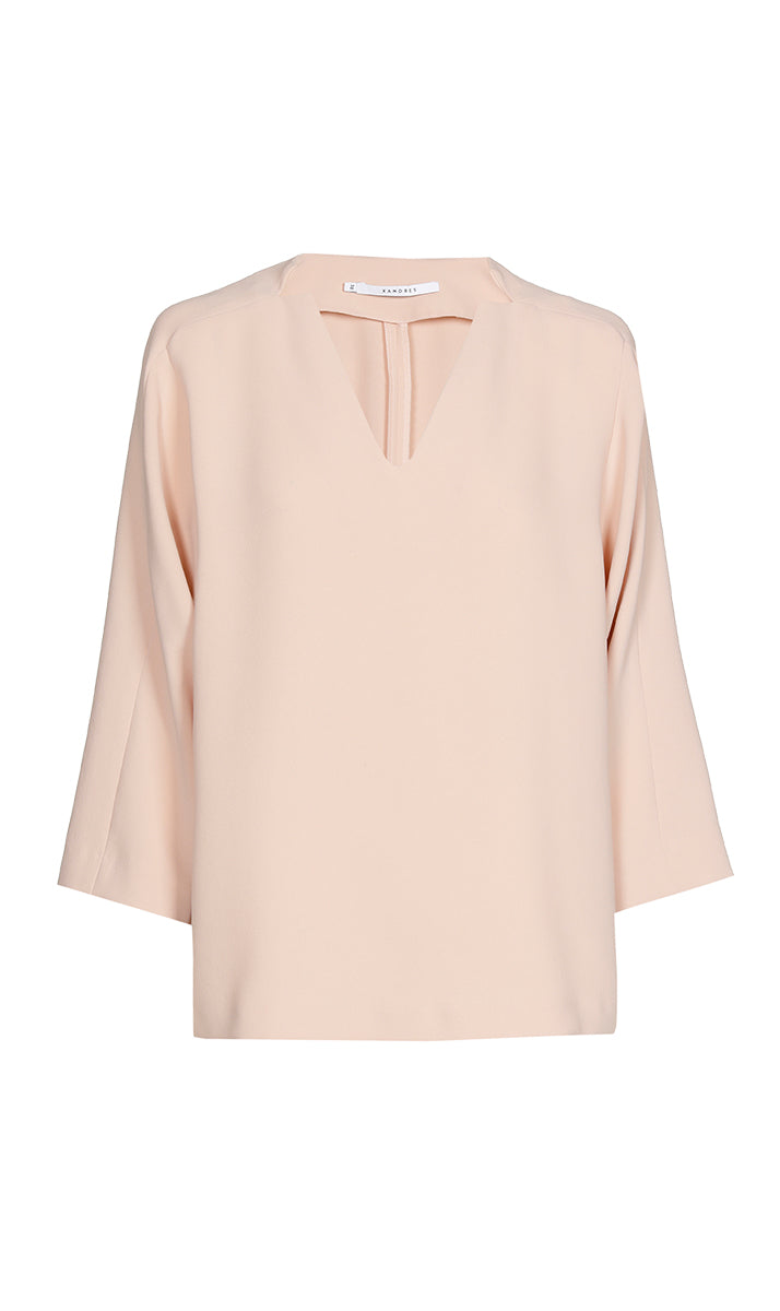 Blouses lange mouw roze Xandres