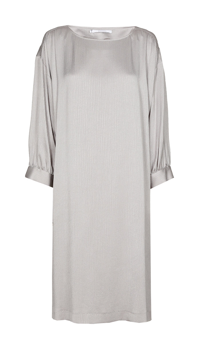 Jurken lange mouw grijs Xandres