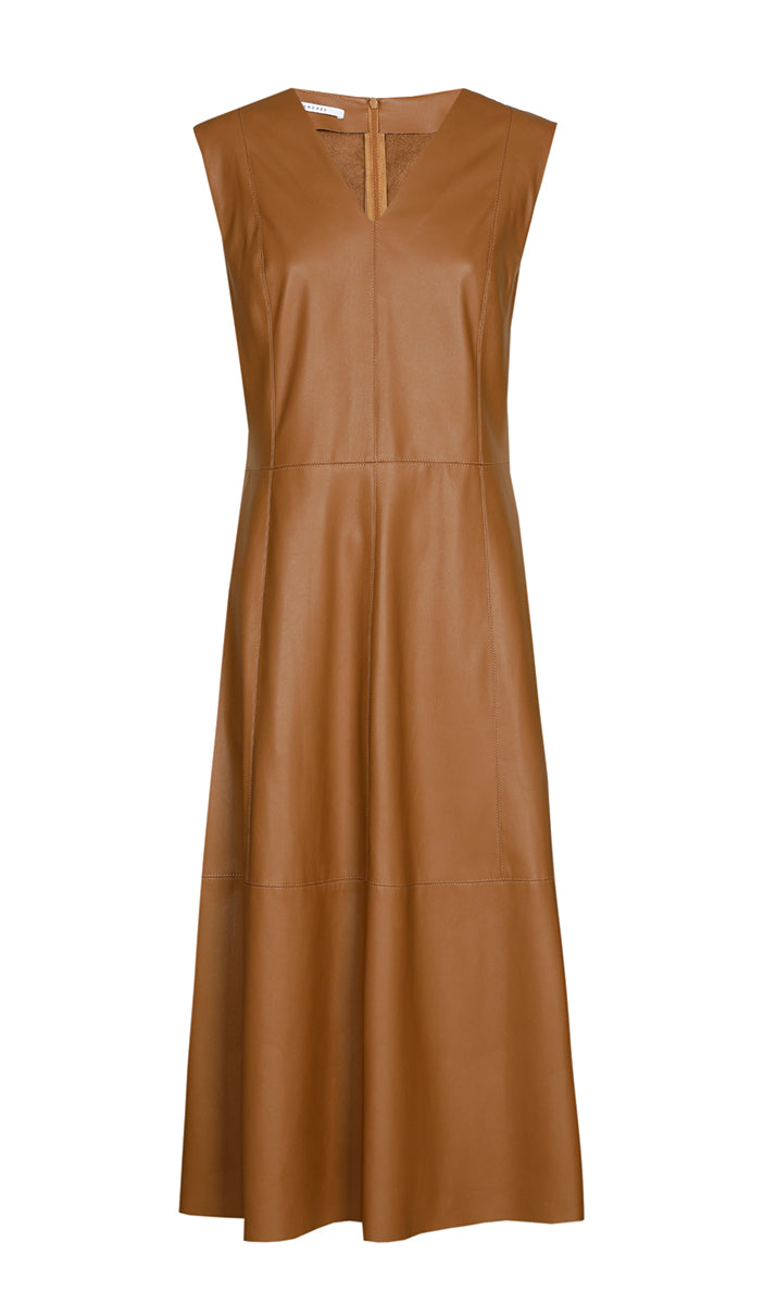 Jurken zonder mouw bruin Xandres