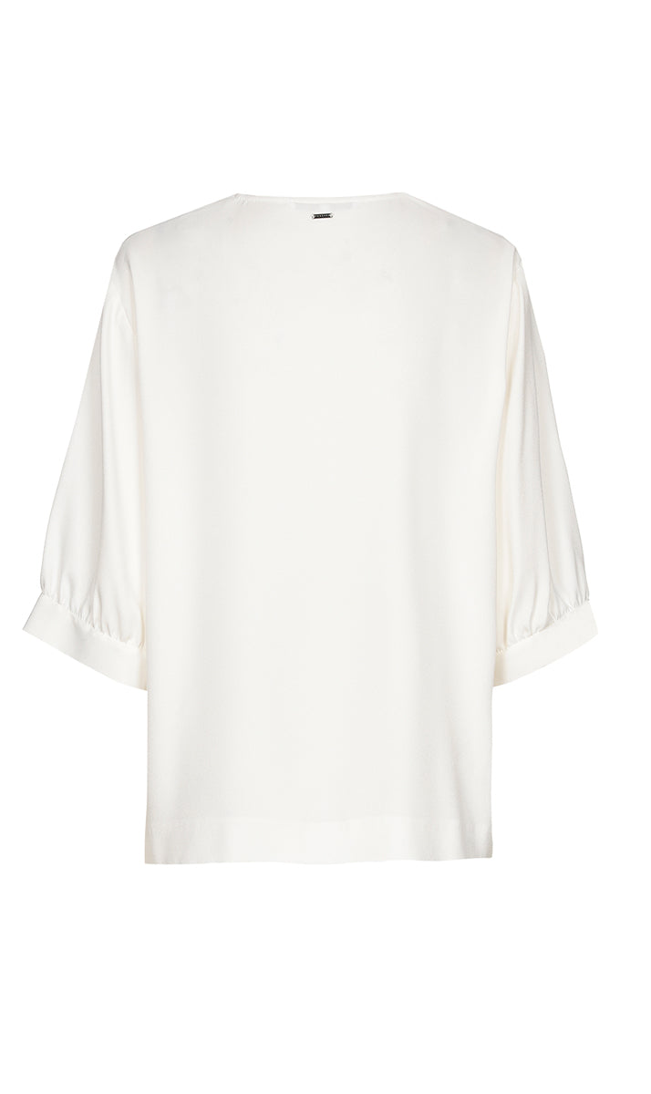 Blouses korte mouw wit Xandres