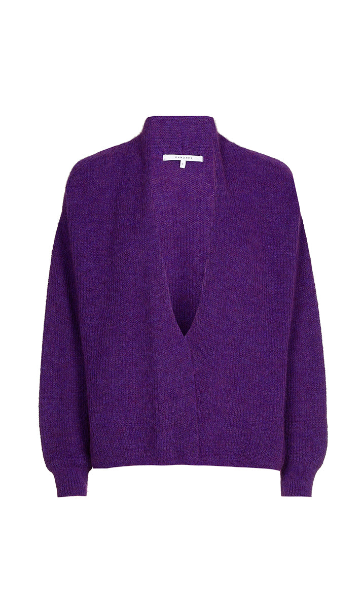 Cardigans paars Xandres